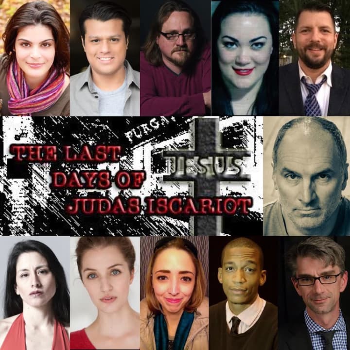 The cast of the Vagabond Theatre Company&#x27;s production of &quot;The Last Days Of Judas Iscariot&quot; opening in March.