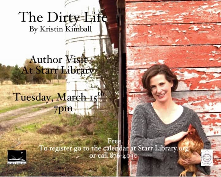 Author Kristin Kimball will sign copies of her book at the event.