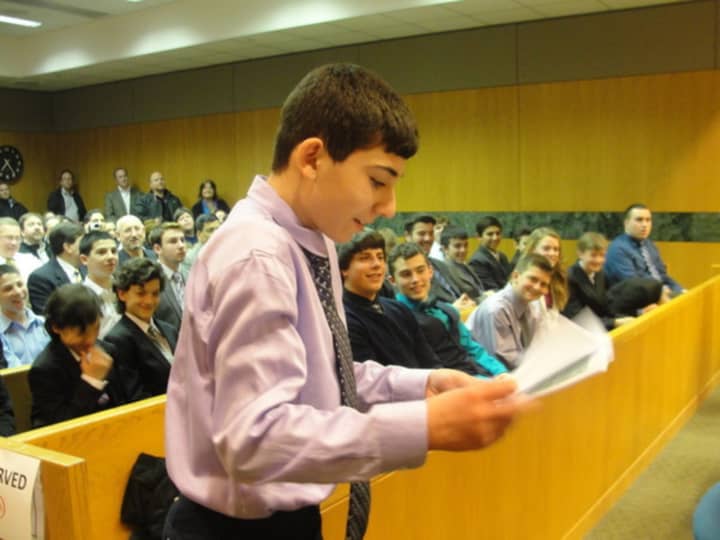 Students in Yorktown learn about law in the Alliance for Safe Kids’ Youth Court program.