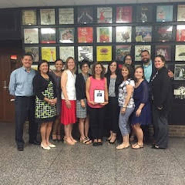 WIPRO Science Education fellows,from left, Enrique Tovar, Rosa Taylor, Judy Diaz, Karla Purcell, Lucille Cappello, Elsy Gonzalez, Maria O&#x27;Brien, Felicia Knox, Jasmine Martinez, Katherine Hohman, Bryant Romano, and Dr. Meghan Marrero are shown.
