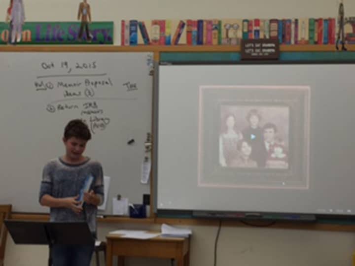  Irvington Middle School students in Thomas Sandler’s English language arts class created book trailers as part of their seventh-grade narrative unit.