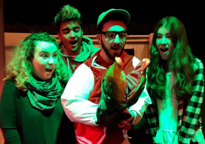 Glen Rock High School performers set the stage for their own production of the hit musical &quot;Little Shop of Horrors&quot; in February at the high school.