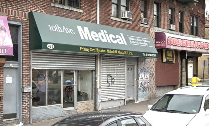 Dr. Mahesh Mehta&#x27;s 10th Avenue office in Paterson.