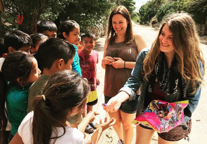 Westwood businesswomen Sarah Christensen and Chelsea Quinn provided groceries and supplies for families in Mexico.