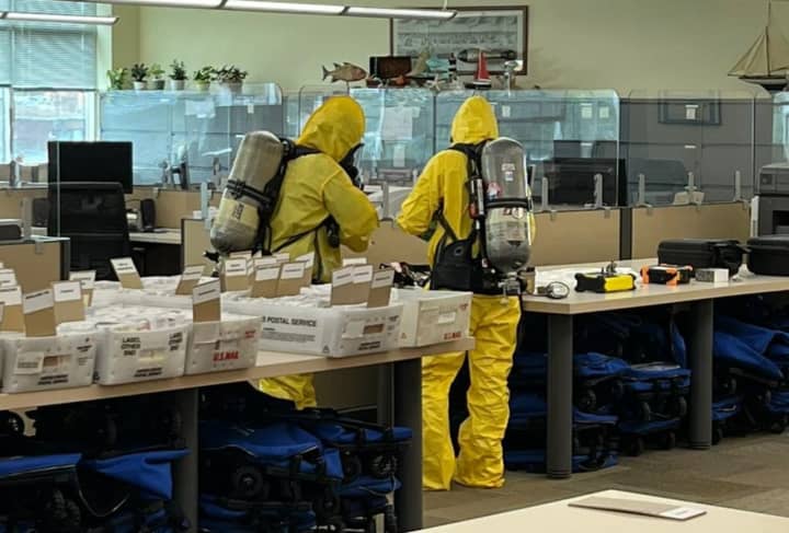 A Bergen County Hazardous Materials Unit deemed the substance safe.