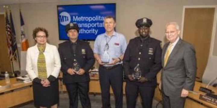 Several MTA employees were honored for helping return an autistic teen to his family in Queens.
