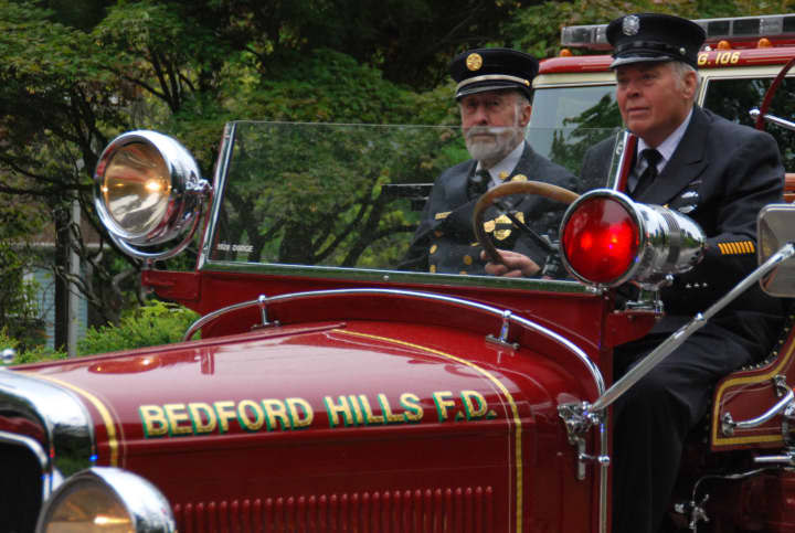 Dozens of area fire departments took part in the 110th Annual Bedford Hills Volunteer Fire Department Parade
