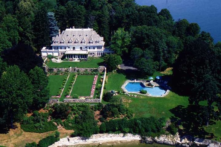 A glance at a property in Greenwich that is reported to be the most expensive listing in the United States. It is listed for $190 million.