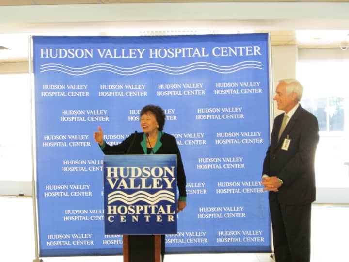 Congresswoman Nita Lowey visited Hudson Valley Hospital Center on May 29 to tour the hospital and discuss health care legislation.