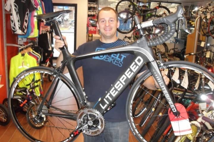Frank DeLio is the new owner of River Bicycles in Greenwich.