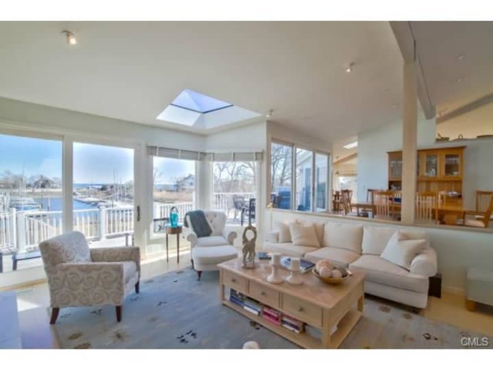 Take a tour of the home at 5 Sea Spray Road in Westport this Sunday during an open house. 