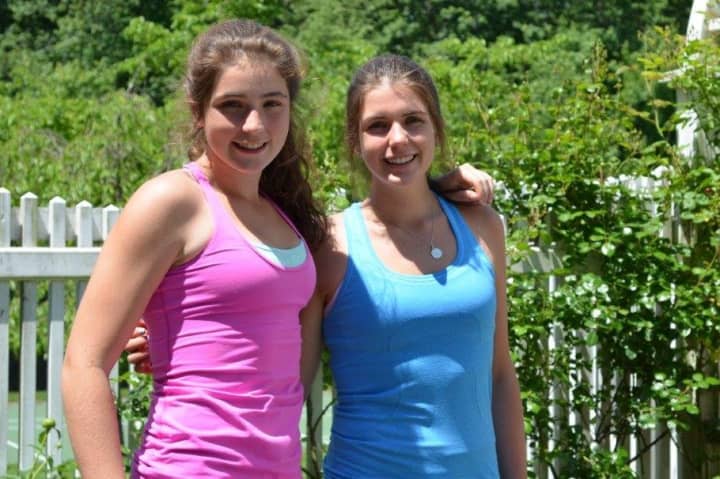 Sisters Claire, left, and Mary Campbell of New Canaan will compete for New Canaan Crew in this weekend&#x27;s USRowing Youth National Championships in Tennessee.