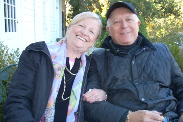 George Kooluris, with Gramatan Village member Gertrude Costello, volunteers to drive members to appointments.