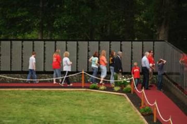 A replica of the Vietnam Veterans &quot;Moving Wall&quot;. like this one on display in Tennessee last year, will be in Hastings in July.