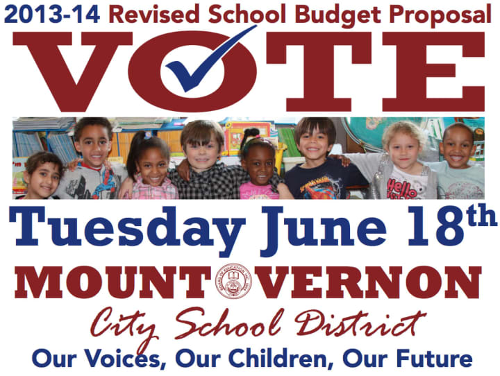 These posters have been plastered around Mount Vernon encouraging voters to come to the polls on June 18.