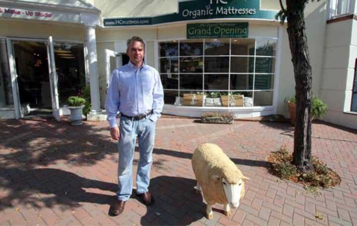 David Spittal of Putnam Valley sells organic mattresses and has stores in Mt. Kisco and Westport.