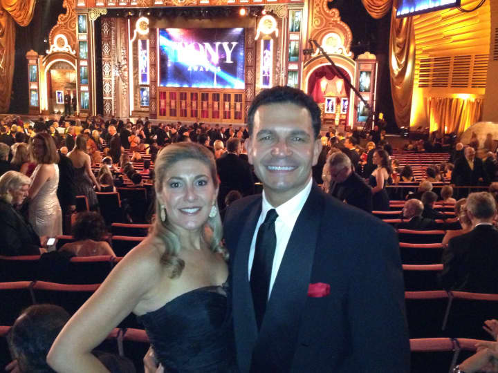 Jed Canaan (r.) and his wife Bronna at the 67th Annual Tony Awards.