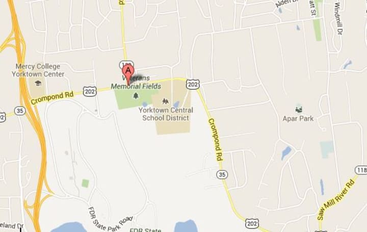 A tree fell near the intersection of routes 132 and 202 early Friday morning, Yorktown Police said. 