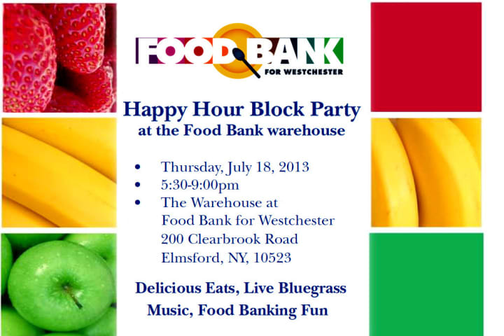 The Food Bank For Westchester will hold a Block Party next week.