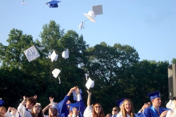 The Darien High graduation will take place in the stadium.
