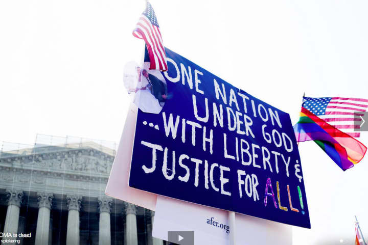 The Supreme Court ruled the Defense of Marriage Act unconstitutional.