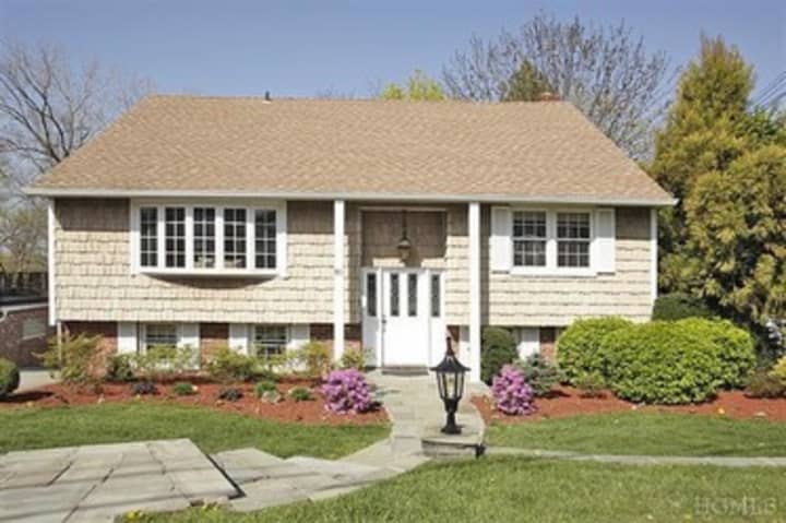 This home on Split Rock Road in Pelham is hosting an open house this weekend.