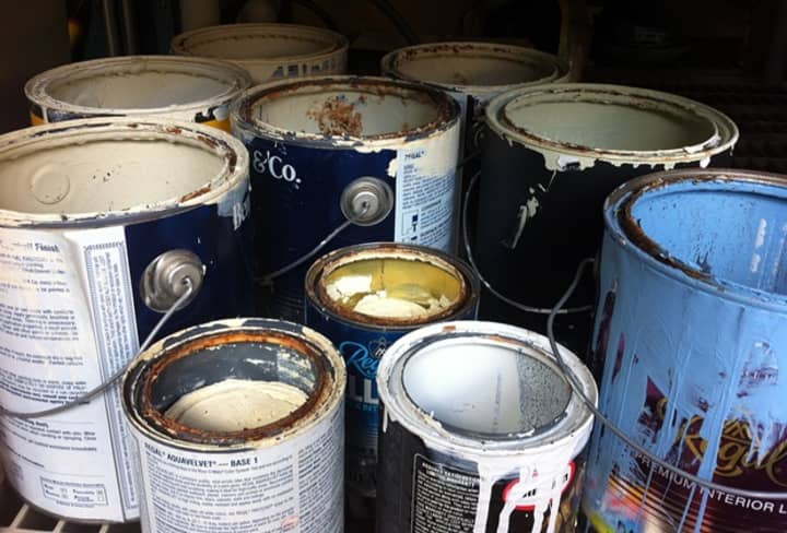 Containers of paint like this may now be recycled in Connecticut.