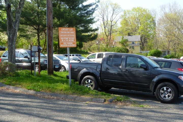 A new state grant will allow New Canaan to build a pocket-park in the Locust Avenue parking lot soon. 