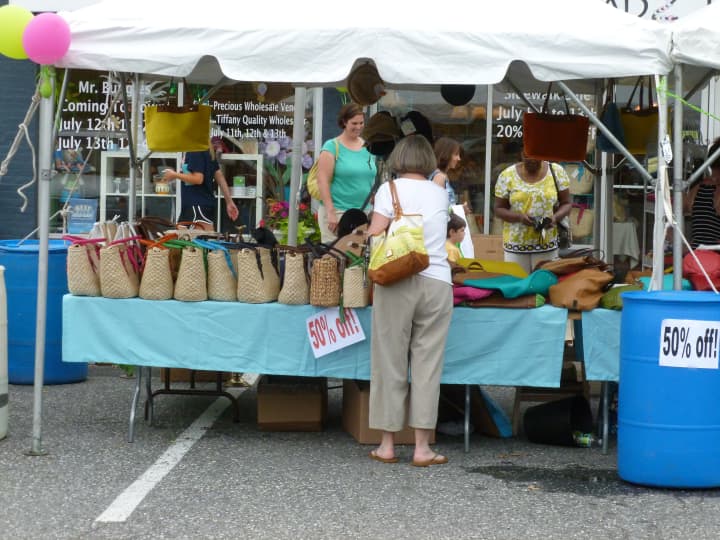 Shoppers were out looking for bargains Friday at the annual Darien Sidewalk Sales &amp; Family Fun Days.