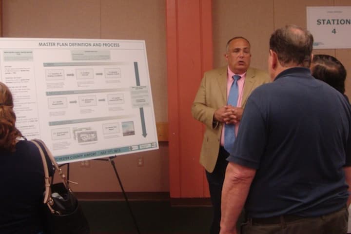 Officials informed the public on the process of updating the Westchester County Airport&#x27;s master plan at a public meeting this week in White Plains.