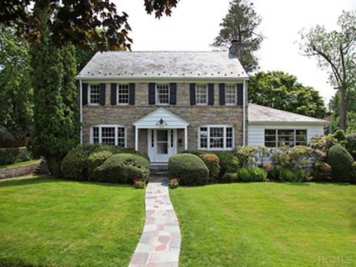 This house at 407 Creek Road in Mamaroneck is open for viewing this Sunday.