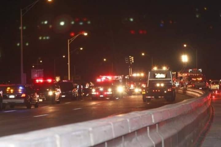 Traffic was backed up for hours after a multi-car crash on the Tappn Zee Bridge.