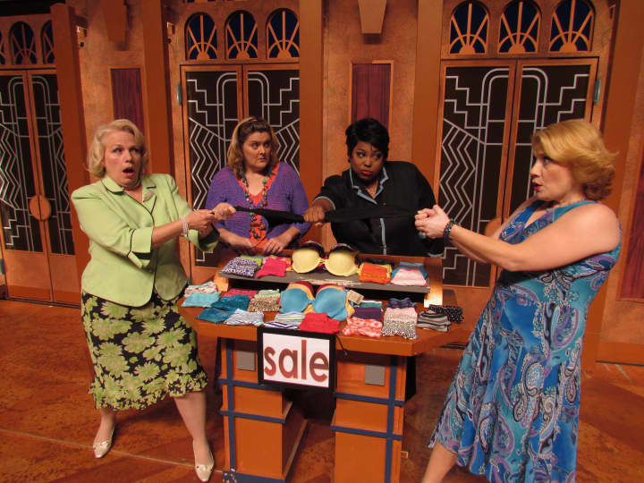 &quot;Menopause The Musical&quot; is coming to the Peekskill Hudson Valley in August. From left to right are stars Roberta Wall, Megan Cavanagh, Fredena Williams and Kimberly Vanbiesbrouck