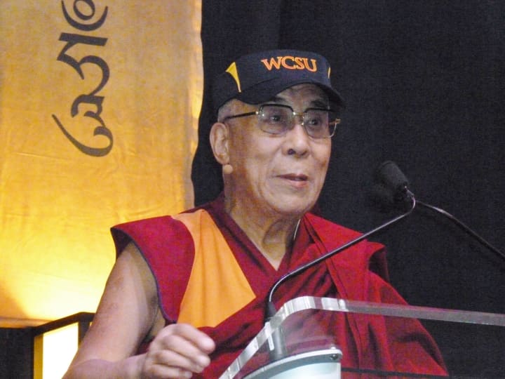 His Holiness the 14th Dalai Lama gives a sold-out public talk at Western Connecticut State University in Danbury in October
