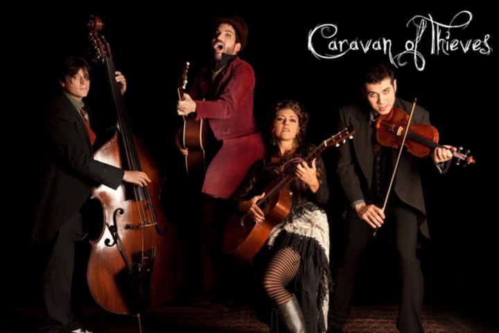 Catch a performance by Caravan of Thieves in Westport on Saturday night.