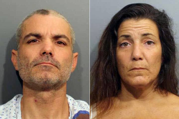 Milford residents Frank Keller and Kristin McCann were arrested in Wilton Friday and charged with burglary.
