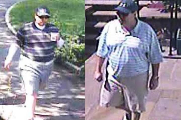 Greenwich police are searching for this man who is wanted for questioning after a reported string of burglaries at local country clubs.