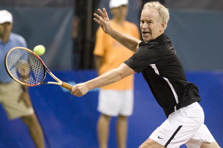 John McEnroe will host a clinic and autograph session at Sportime in Eastchester on Saturday.