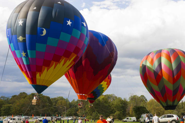 Hot air balloon rides will be part of the fun Sept. 22 at the Greenwich Polo Field at Conyers Farm.