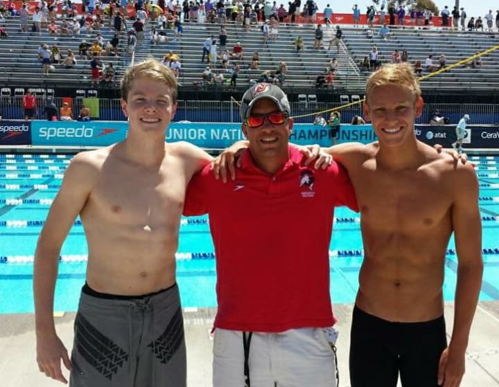 Thomas Dillinger and Alexander Lewis both had solid showings at the Junior National Championships in California. 