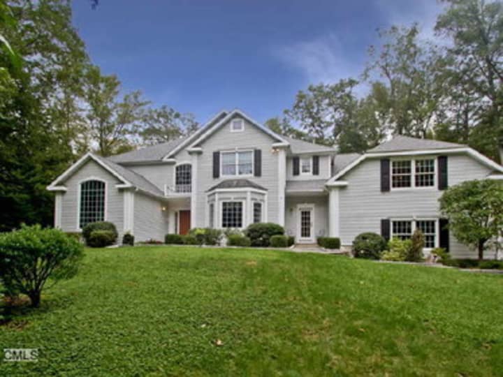 This house at 83 Newtown Turnpike in Weston is open for viewing this Sunday.