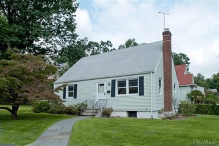 This house at 85 Burnside Drive in Hastings-on-Hudson is open for viewing this Sunday.