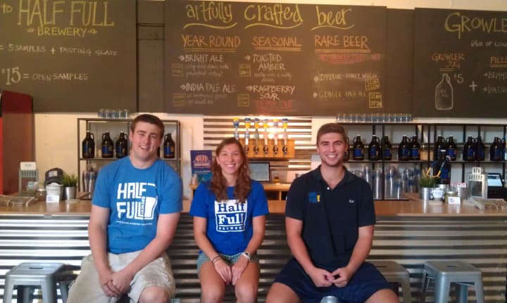Half Full Brewery in Stamford hired three new employees, including a New Canaan native. 