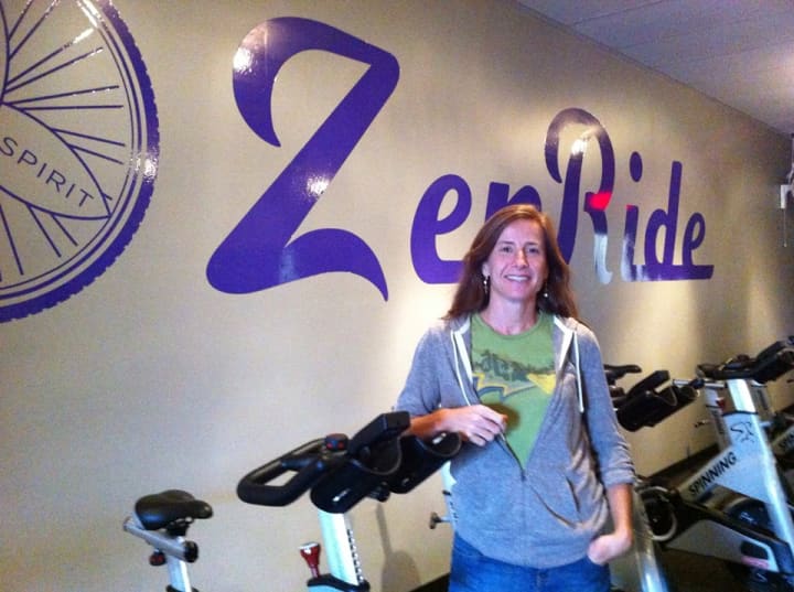 Jennifer Gray, owner of ZenRide, is the first person to open a boutique spinning studio in Fairfield. It&#x27;s located in the Bobs Shopping Center off the Post Road. 