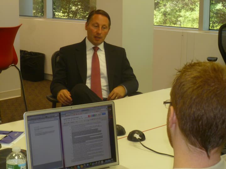 County Executive Robert Astorino touted his record on taxes at a recent meeting with The Daily Voice.