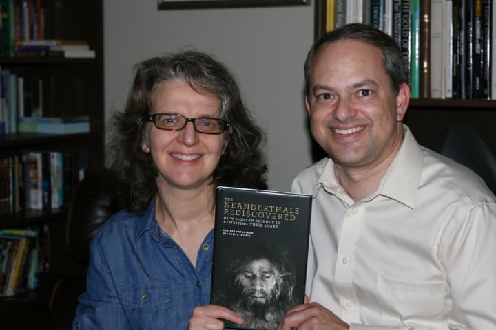 It took Armonk residents Dimitra Papagianni and Michael Morse six years to write their book &quot;Neadnerthals Rediscovered.&quot;