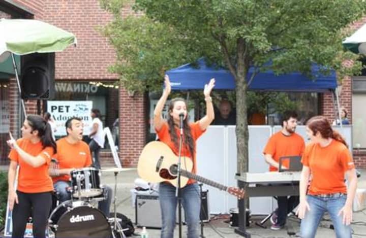 Kidville&#x27;s Rockin&#x27; Railroad Band played for the Mount Kisco community at Sidewalk Sales Days over the weekend. 