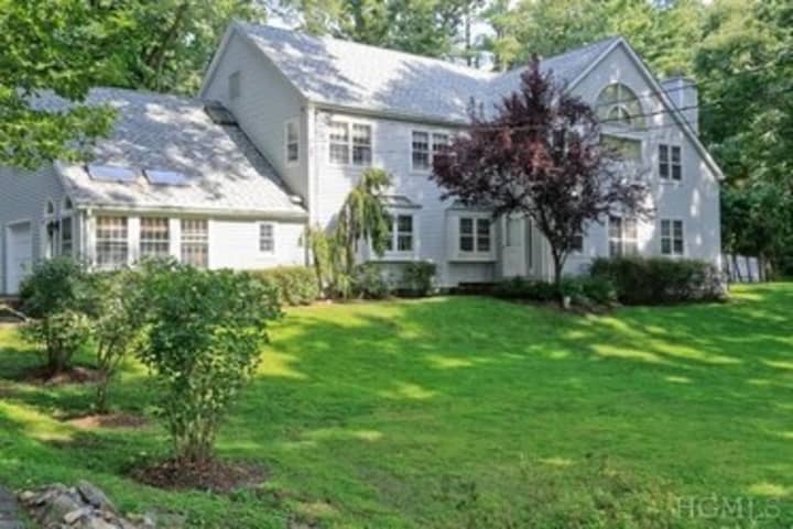 This house at 39 Oak Hill Road in Chappaqua is open for viewing this Sunday.