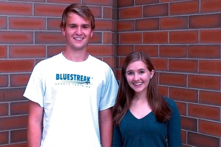Matthew Hayes and Melanie Turner of Darien High School  participate in the National Association for Music Educations 2013 National Honors Choir.