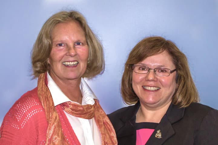 Sharon Wexler, right, project director on Paces new grant with principal investigator Martha Greenberg. 
